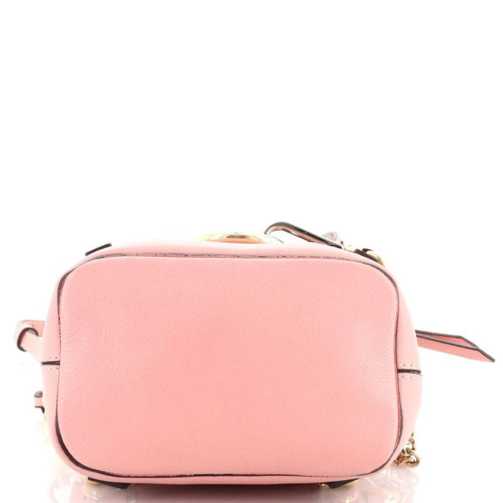 Chloe Faye Backpack Leather and Suede Mini Pink - Picture 4 of 7
